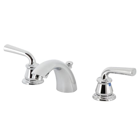 Kingston Brass Mini-Widespread Bathroom Faucet with Pop-Up Drain, Polished Chrome KB951RXL